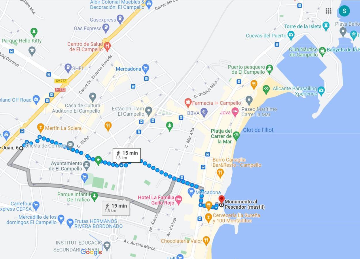 Apartamento Con Patio, Piscina Y Parking Privado El Campello Zewnętrze zdjęcie